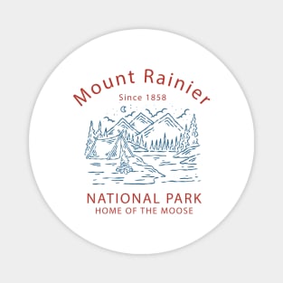 Mount Rainier Magnet